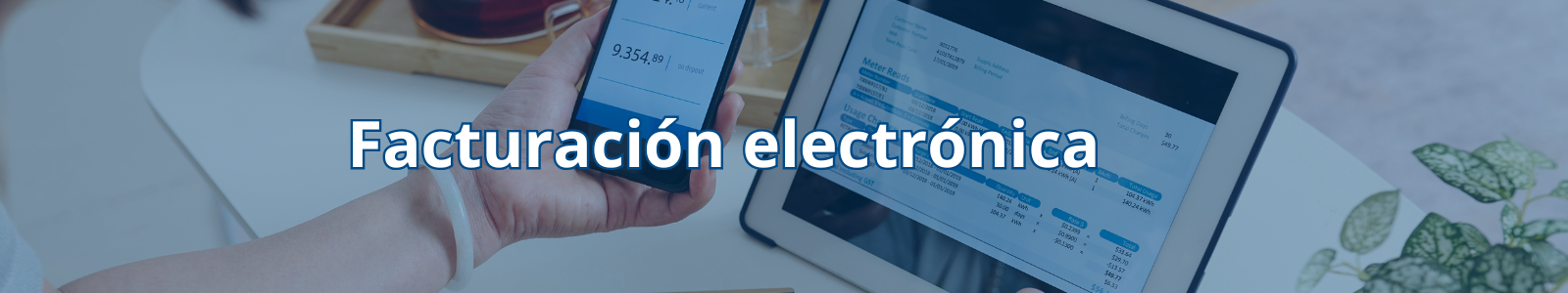 factura electronica en tablet