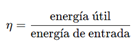 formula eficiencia