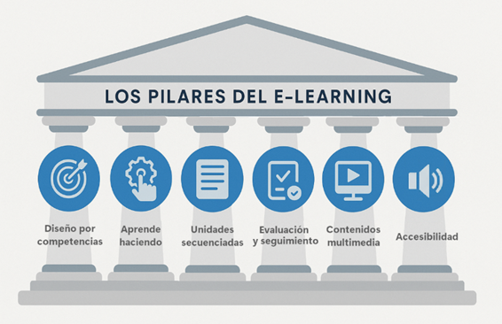 pilares eLearning para diseño instruccional sólido