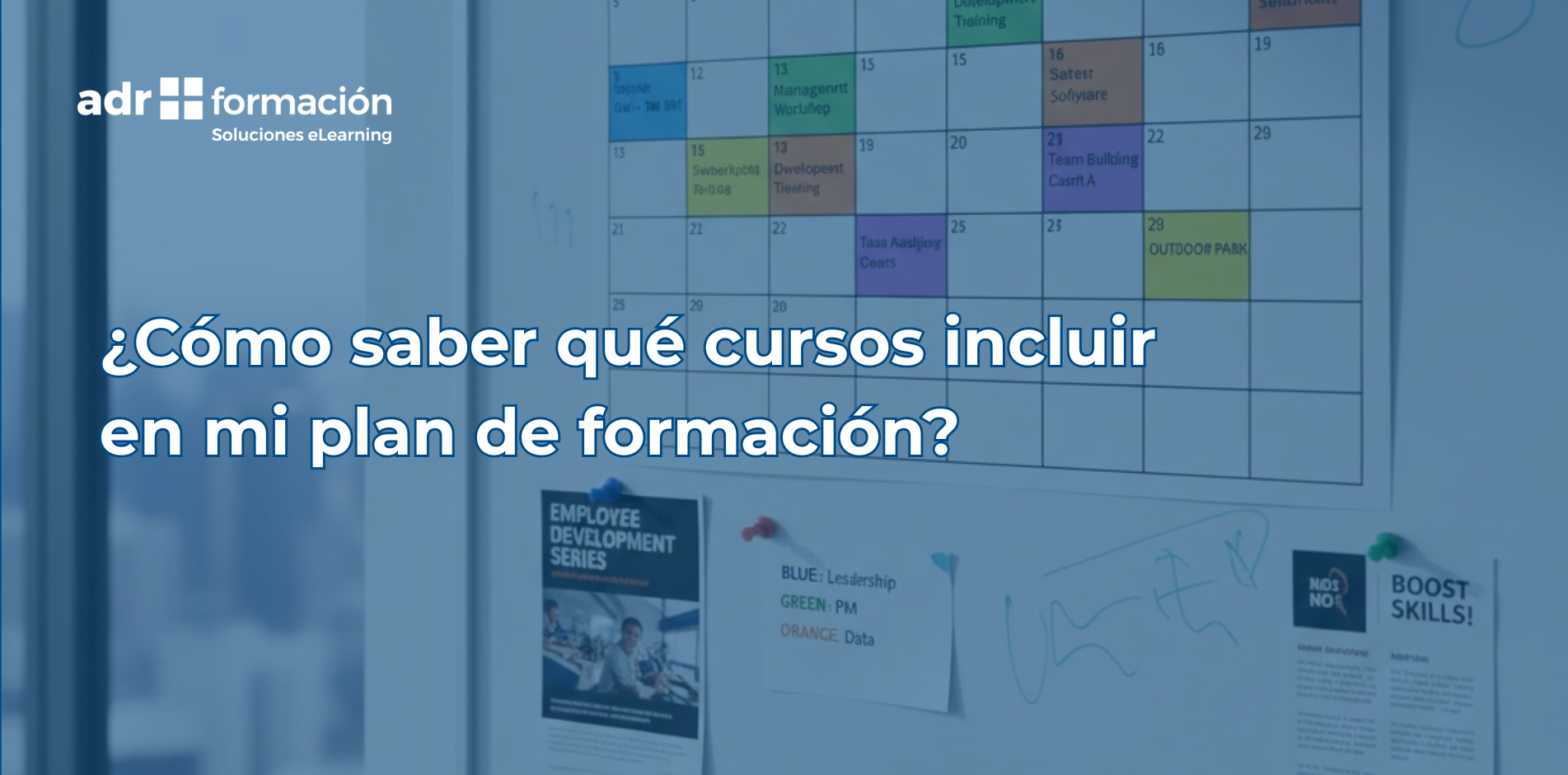 ¿Cómo saber qué cursos incluir en mi plan de formación?