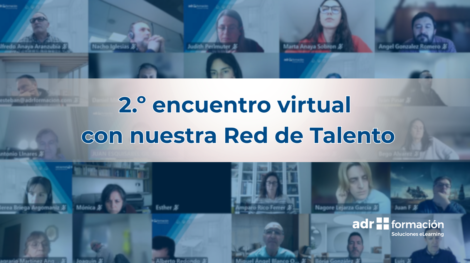 2.º encuentro virtual con nuestra Red de Talento