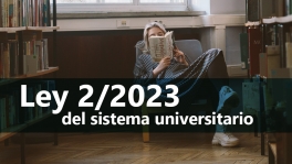 Curso de Ley 2/2023 del sistema universitario