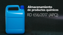 Curso de Almacenamiento de productos químicos: RD 656/2017 (APQ)