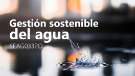 Curso de Gestión sostenible del agua (SEAG033PO)