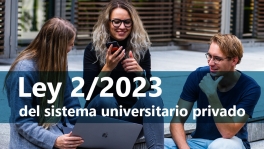 Curso de Ley 2/2023 del sistema universitario privado