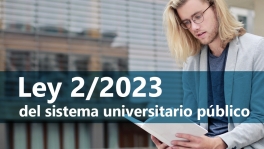 Curso de Ley 2/2023 del sistema universitario público